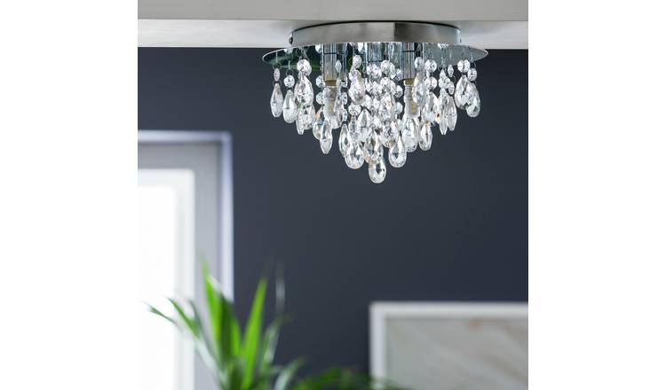 Buy Argos Home Ivy Glass Droplet Ceiling Light Ceiling Lights Argos