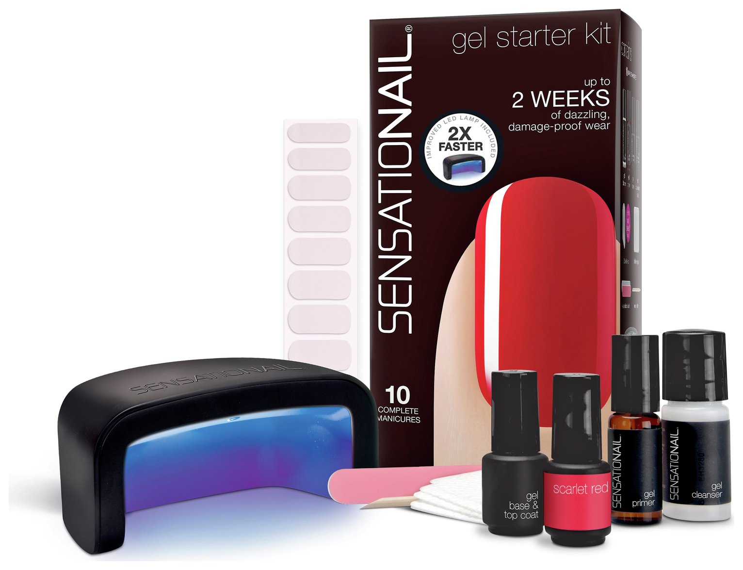 SensatioNail Scarlet Red Gel Starter Kit review