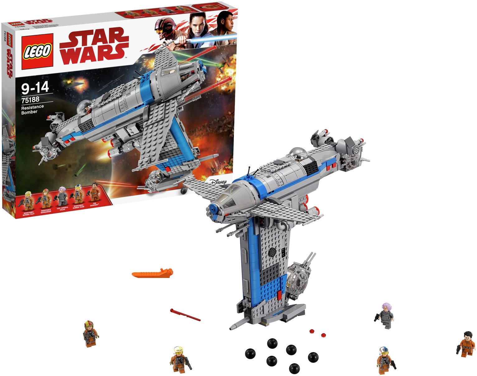 Lego star shop wars resistance bomber