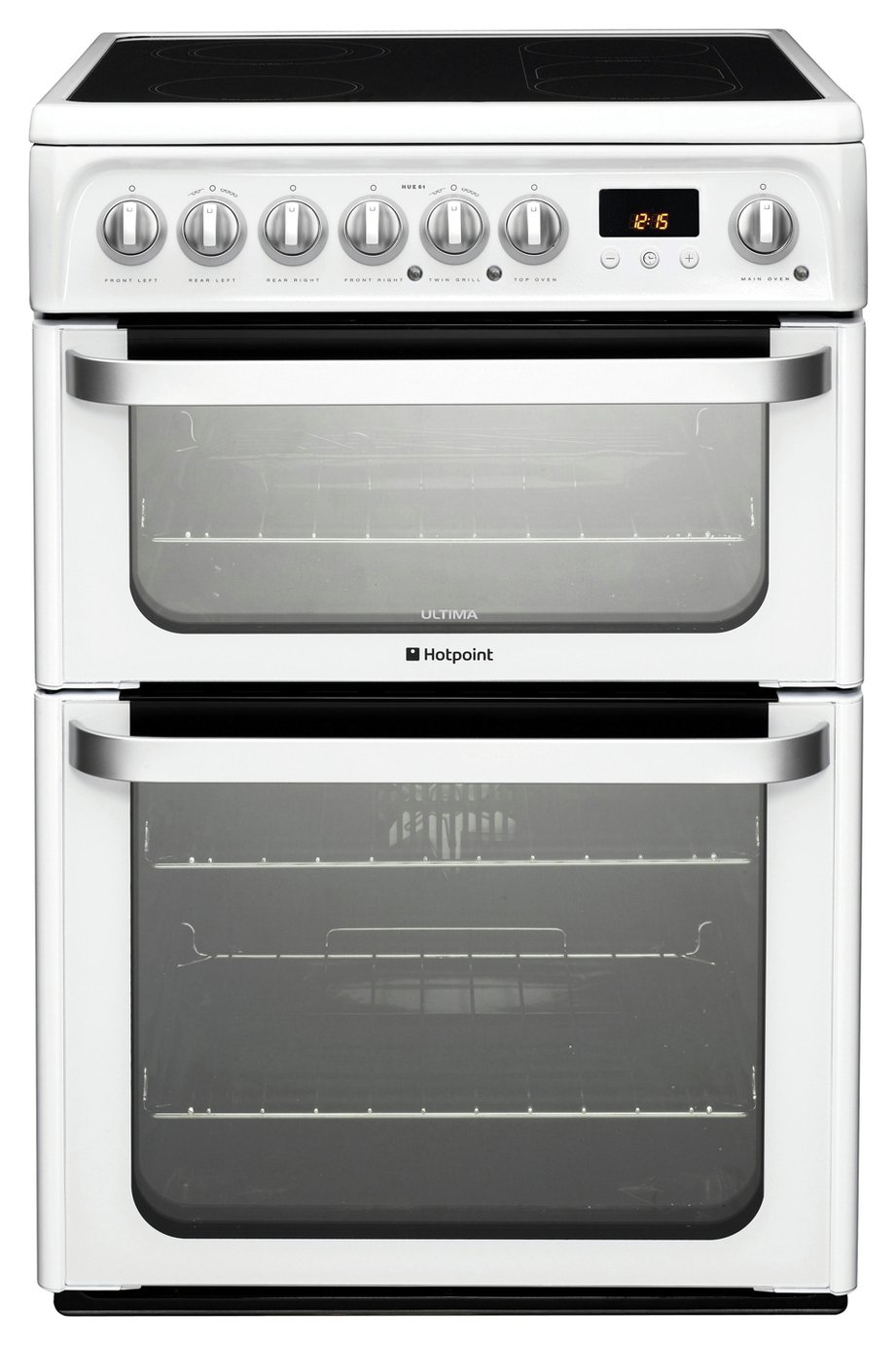 double oven electric cooker