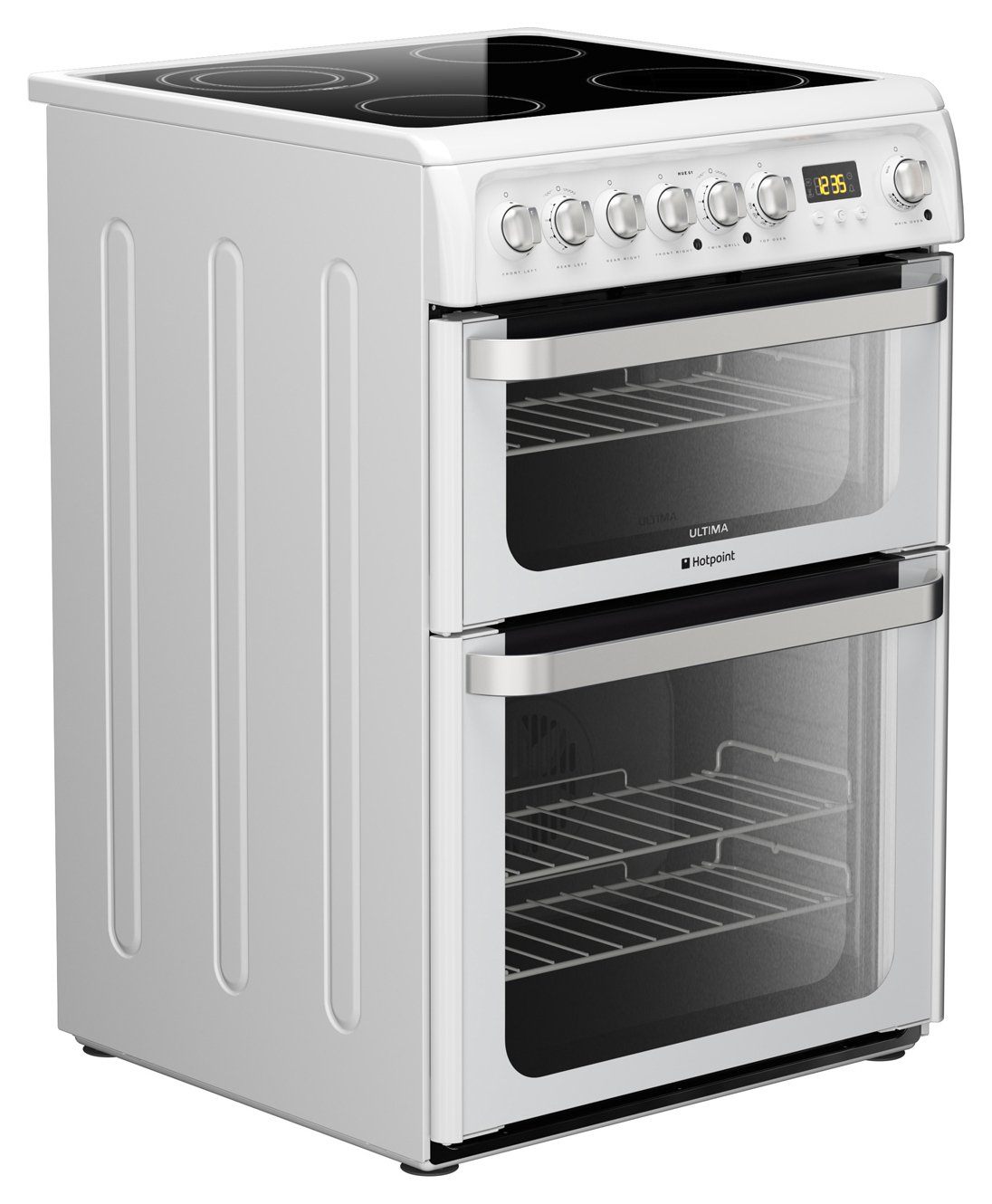 Hotpoint HUE61PS 60cm Double Oven Electric Cooker Review