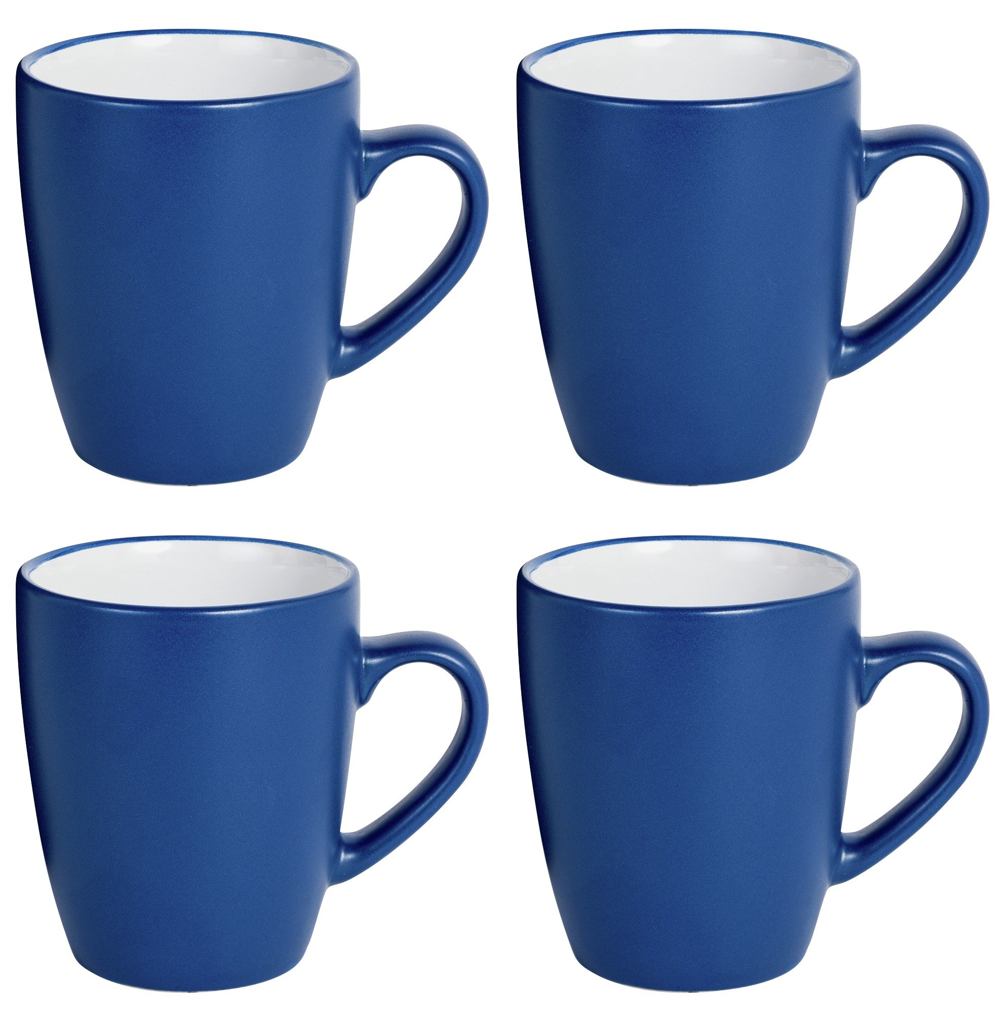 ColourMatch Set of 4 Mugs - Ink Blue.