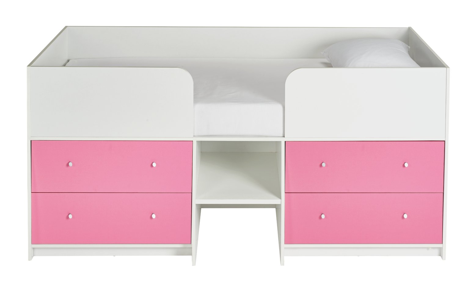 Argos Home Malibu Pink & White Shorty Mid Sleeper Reviews