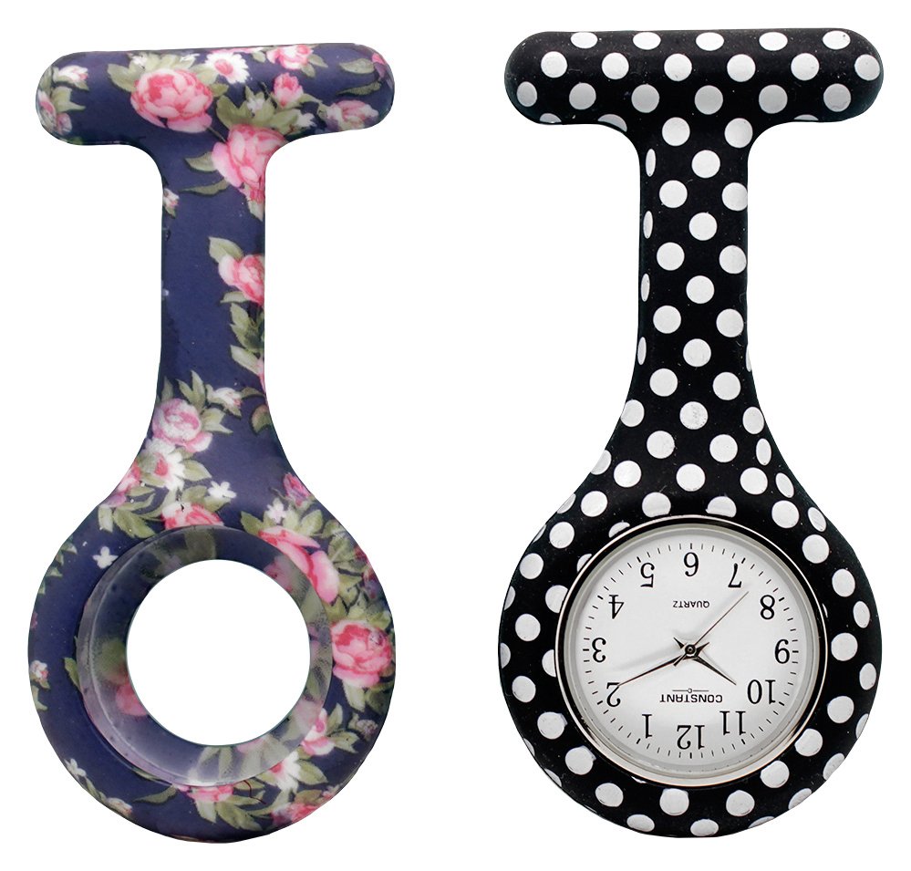 Constant Nurses' Polka Dot and Blue Floral FOB Watch Review