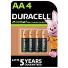 Ripley - PACK 4 PILAS AA RECARGABLES DURACELL 2500MAH