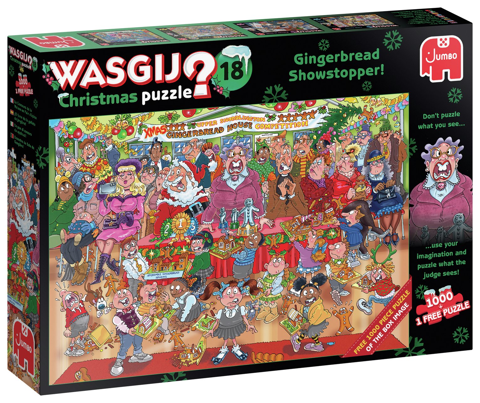 Wasgij Christmas 18 Gingerbread Showstopper Jigsaw Puzzle