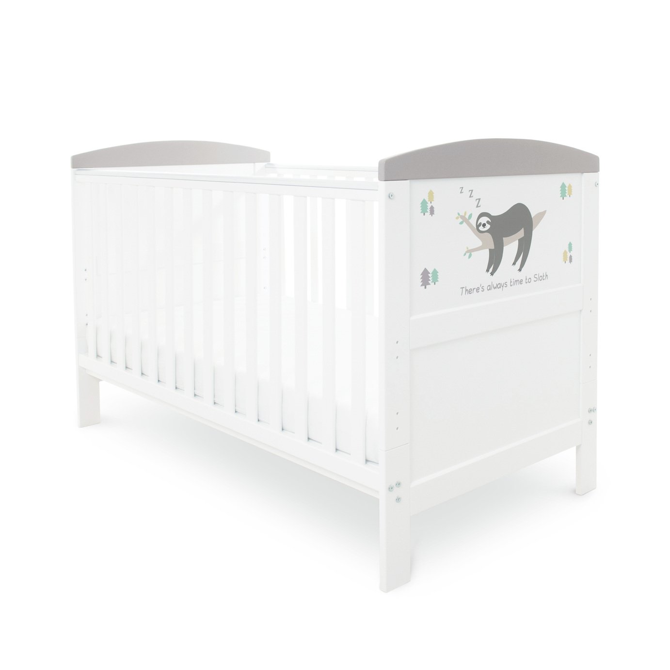 argos grey cot
