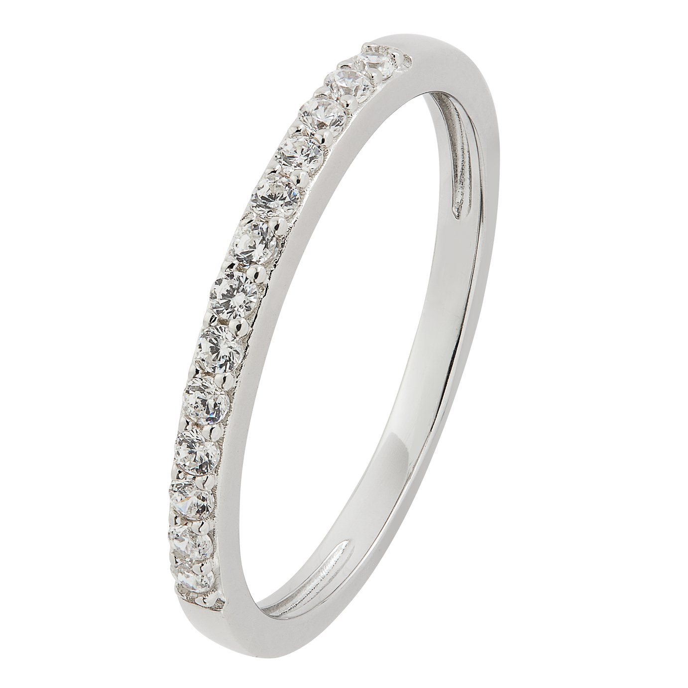 Revere Sterling Silver White Cubic Zirconia Stack Ring Review