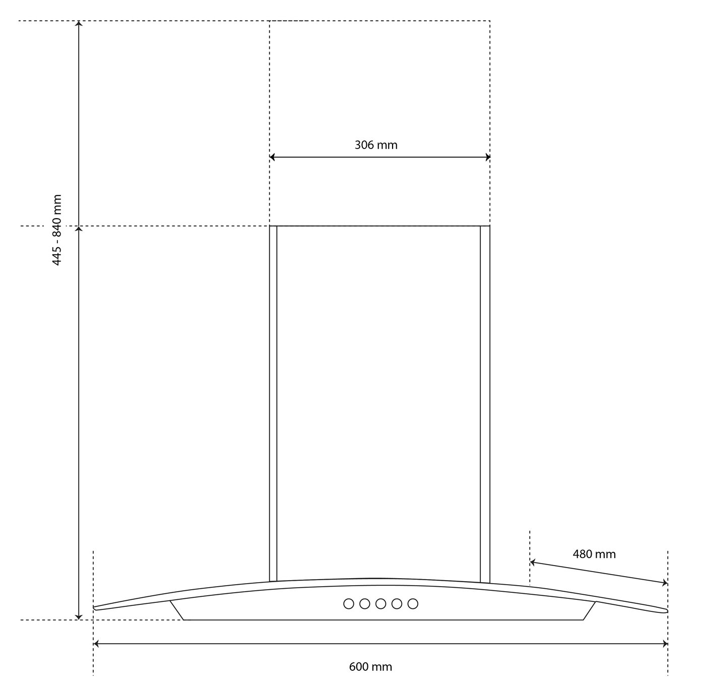 Bush BGH60BK 60cm Glass Cooker Hood Review