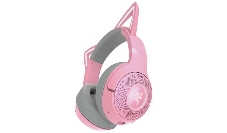 Buy Razer Kraken Kitty V2 Wireless Gaming Headset Pink Gaming headsets Argos