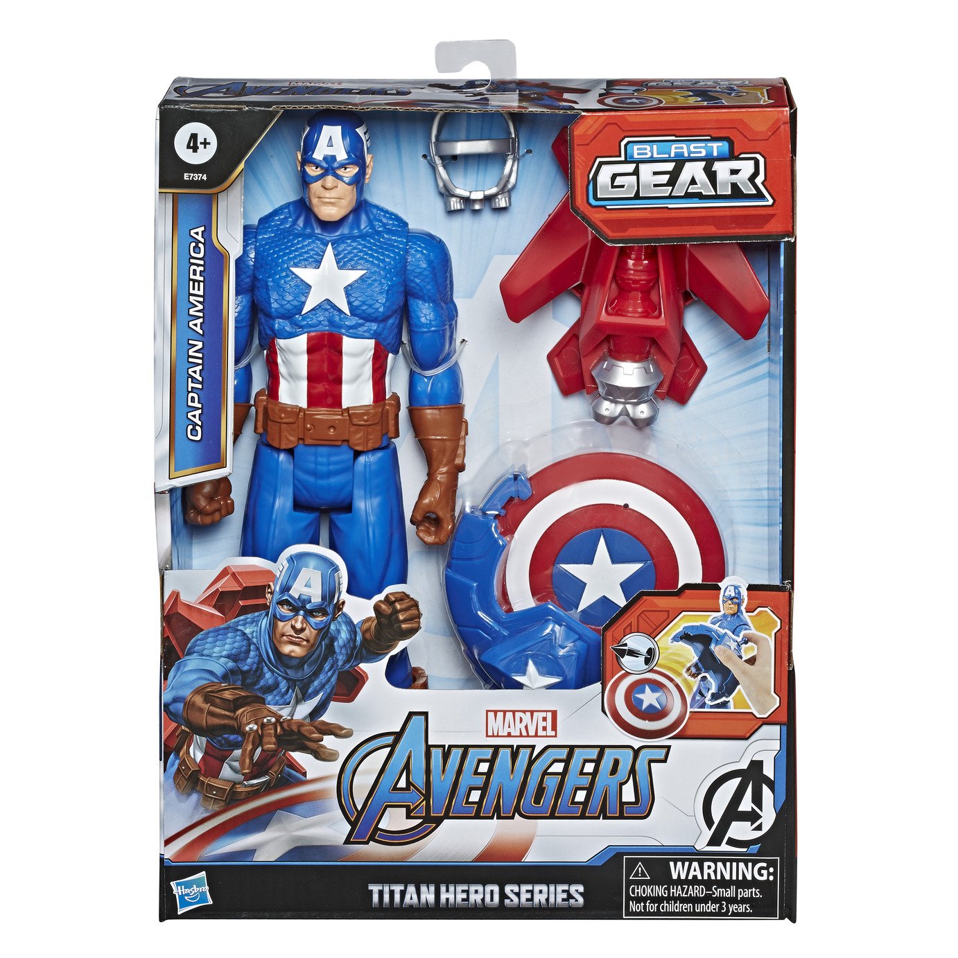 Marvel Avengers Titan Hero Series Blast Gear Captain America Review