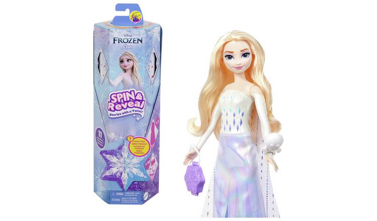 Buy Disney Frozen Spin Reveal Elsa Fashion Doll Accessories Dolls Argos