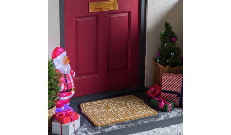 Argos Home Gingerbread House Doormat Christmas Decoration