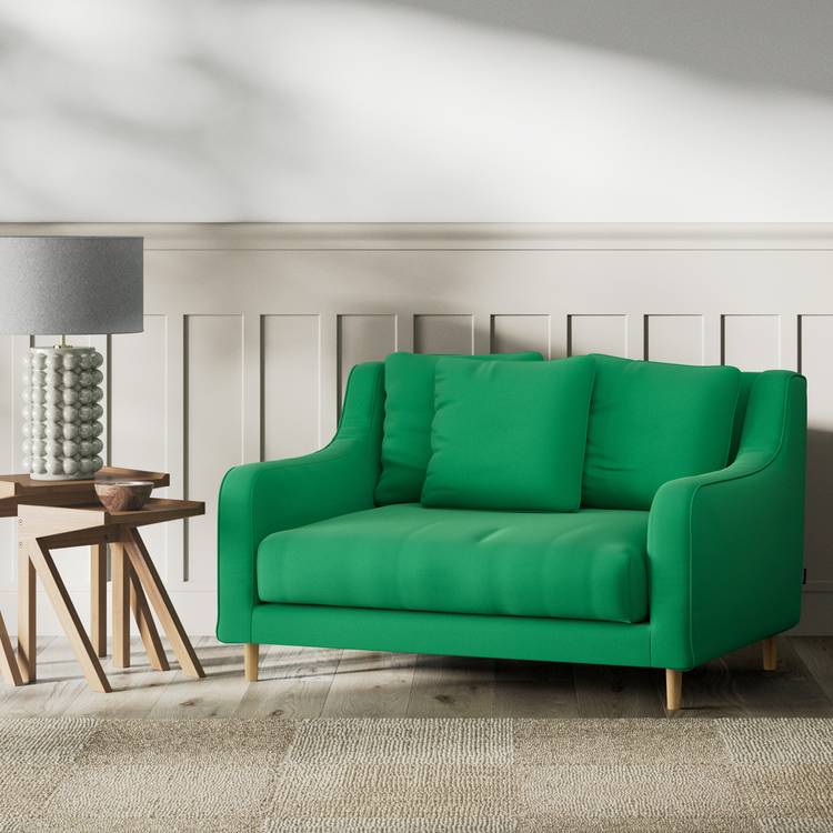 Habitat Swift Fabric Cuddle Chair - Green - Ash Leg 0