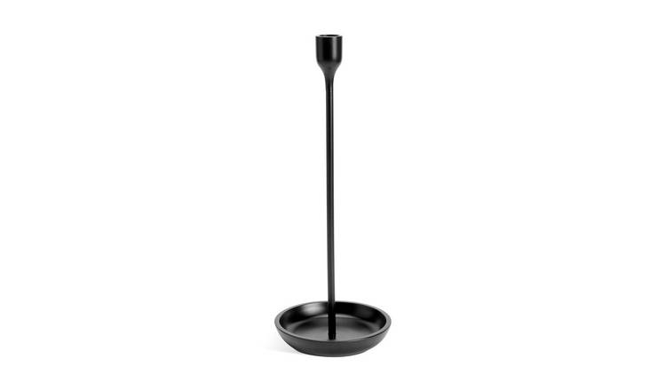 Habitat Tall Metal Candle Stick - Black