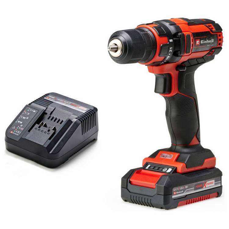 Einhell Power X-Change 1.5AH Cordless Drill Driver - 18V  0