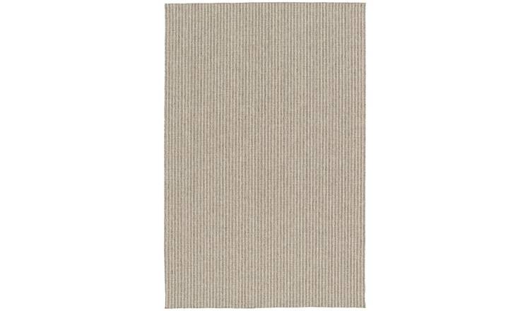 Homemaker Polypropylene Neutral Rectangle Rug 160 x 230cm