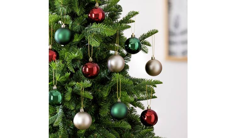 Argos Home Pack of 24 Classic Christmas Baubles