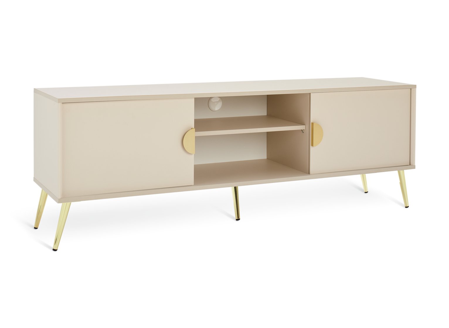 Habitat Velma 2 Door TV Unit - Natural