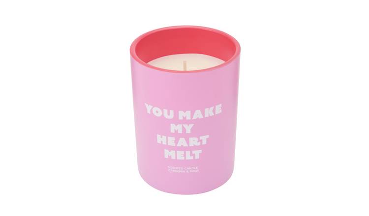 Home YOU MAKE MY HEART MELT Medium Candle - Gardenia & Rose