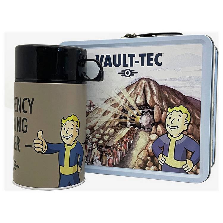 Fallout Clean Vault-Tec Lunch Box and Flask Pre-Order 0