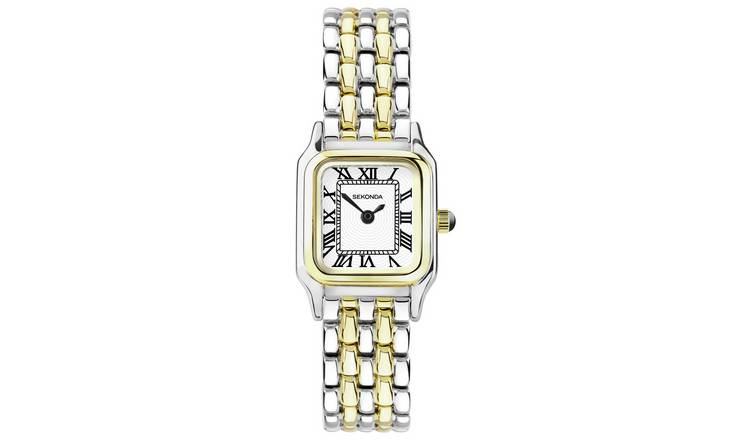 Sekonda Monica Ladies White Dial Two Tone Bracelet Watch