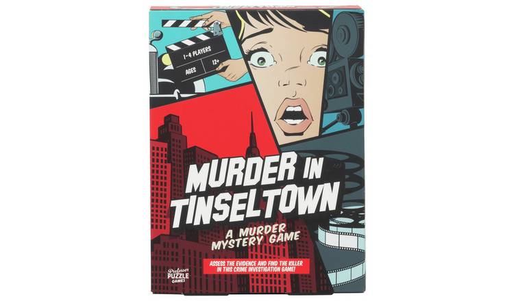 Professor Puzzle Murder in Tinseltown Activity Game