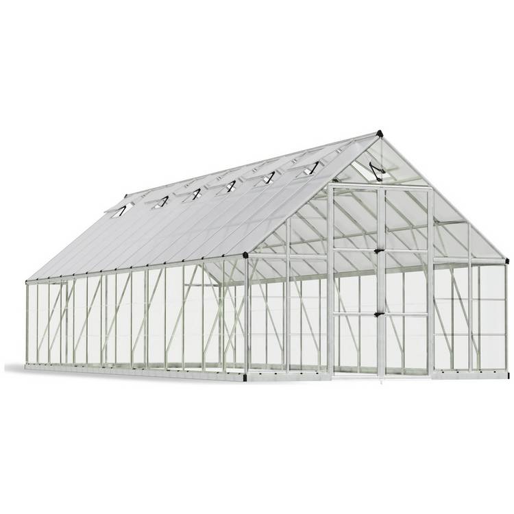 Palram Canopia Balance Silver Greenhouse - 10 x 28ft 0