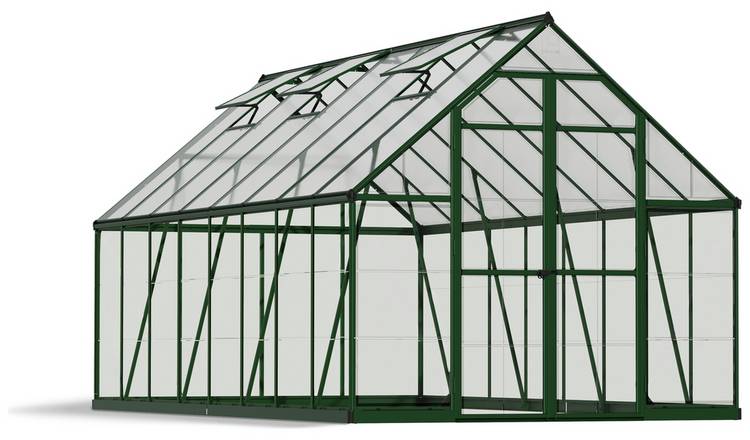 Palram Canopia Balance Green Greenhouse - 8 x 16ft