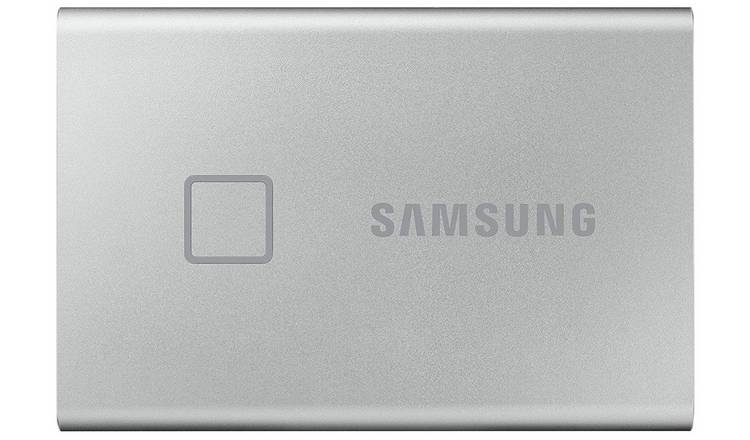 Samsung T7 Touch 500GB Portable SSD Hard Drive - Silver