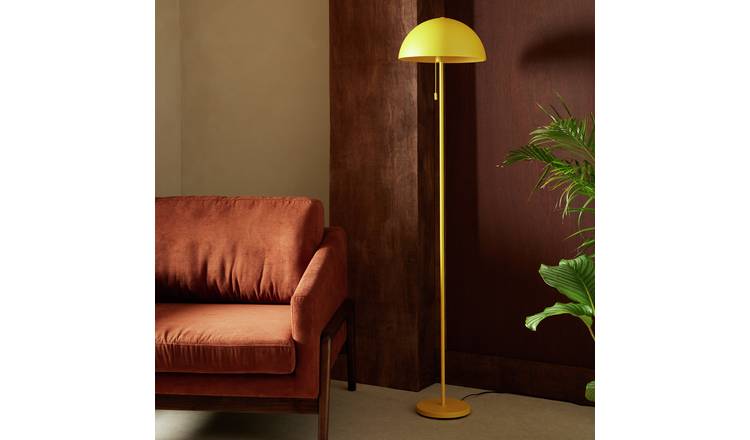 Habitat Modern Mushroom Floor Lamp - Yellow