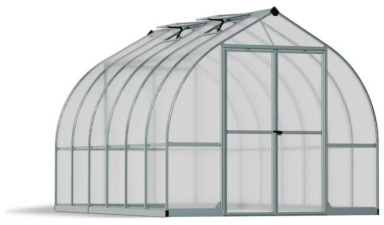 Palram Canopia Bella Silver Greenhouse - 8 x 12ft