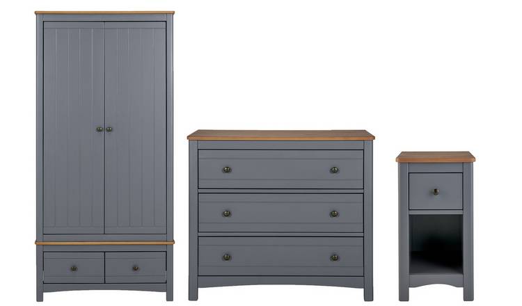 Buy Argos Home Bournemouth 3 Piece 2 Dr Wardrobe Set ...