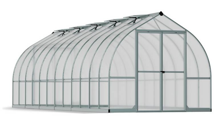 Palram Canopia Bella Silver Greenhouse - 8 x 24ft