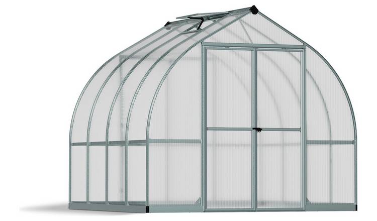 Palram Canopia Bella Silver Greenhouse - 8 x 8ft