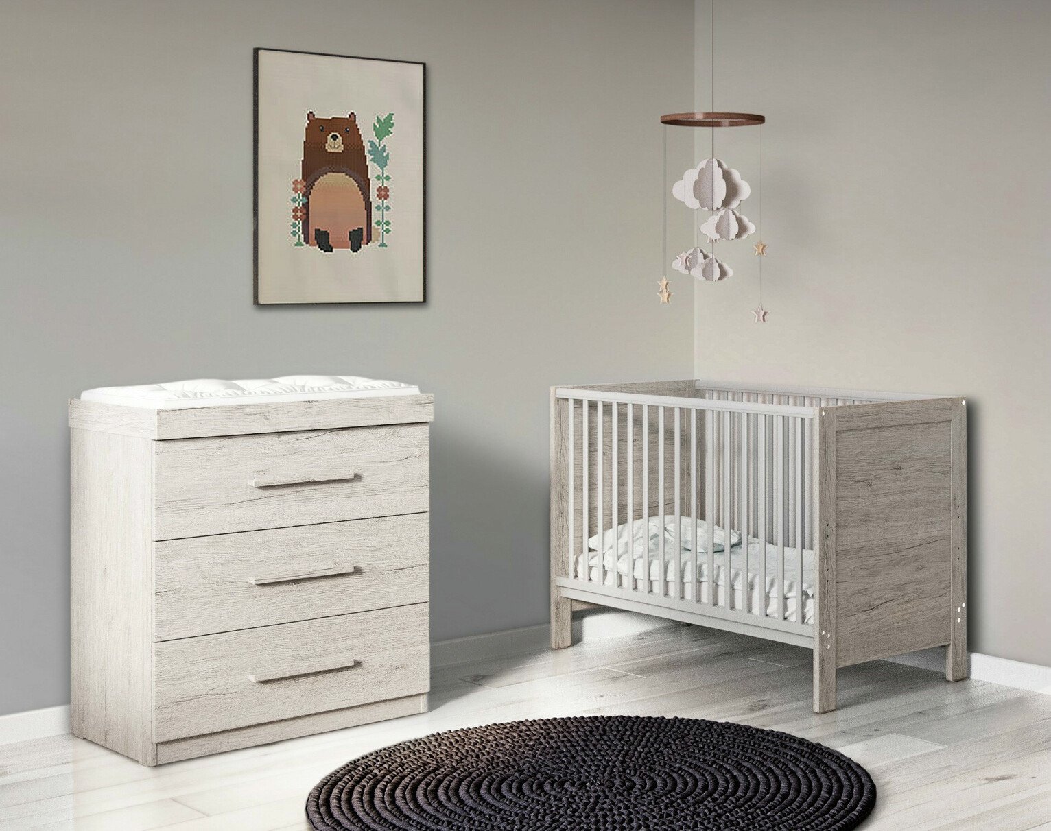 oak nursery set