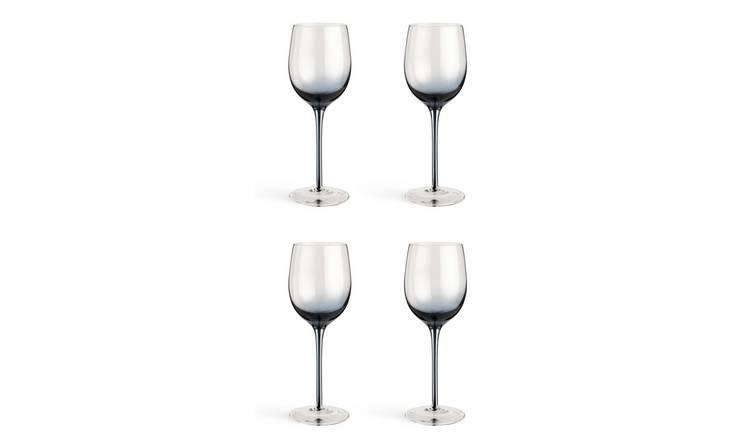 Habitat Set of 4 Stem Wine Glasses