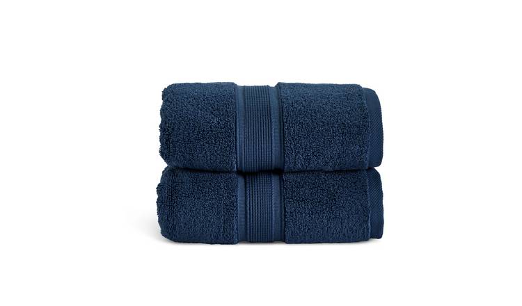 Habitat Supersoft 2 Pack Hand Towel - Denim