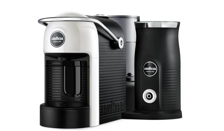 Lavazza Jolie & Milk Evo Pod Coffee Machine - White