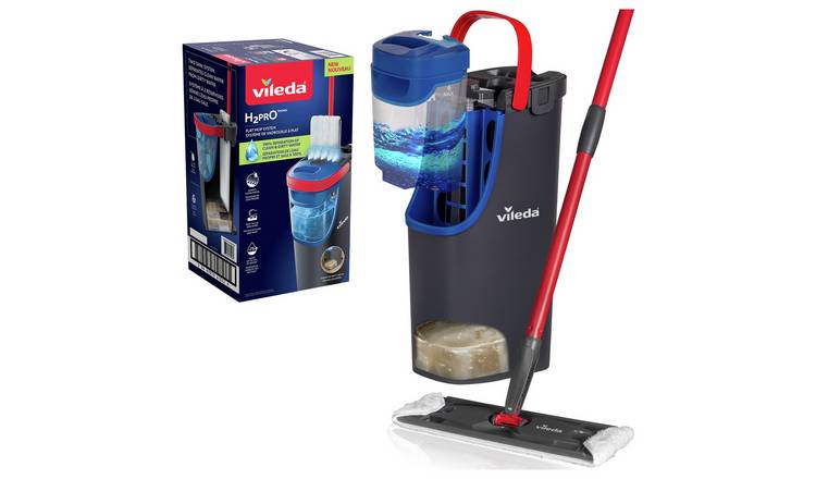Vileda H2PrO Flat Head Mop and Bucket Set