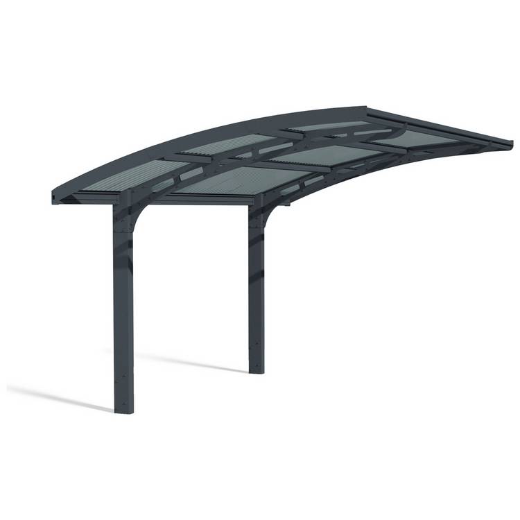 Palram Canopia 5000mm Carport Arizona Wave - Grey Solar  0
