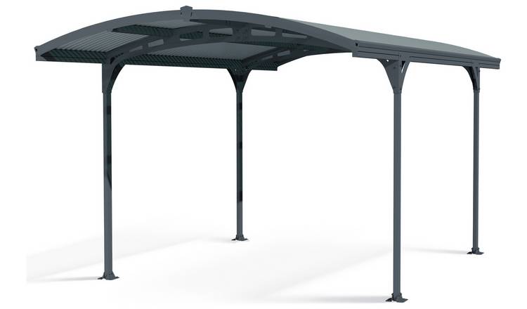 Palram Canopia 5000mm Carport Atlas - Grey Solar Grey