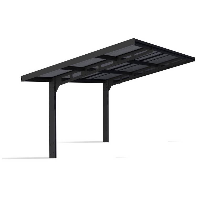 Palram Canopia 6000mm Carport Sydney Wave - Black 0