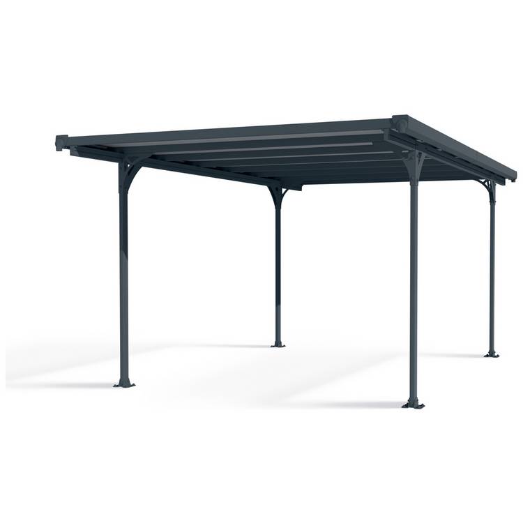 Palram Canopia 5000mm Carport Verona - Grey 0