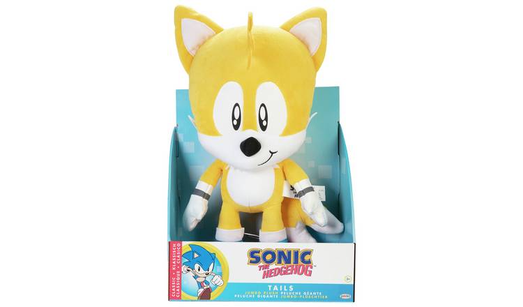 Sega Sonic Jumbo Tails 18 inch Plush