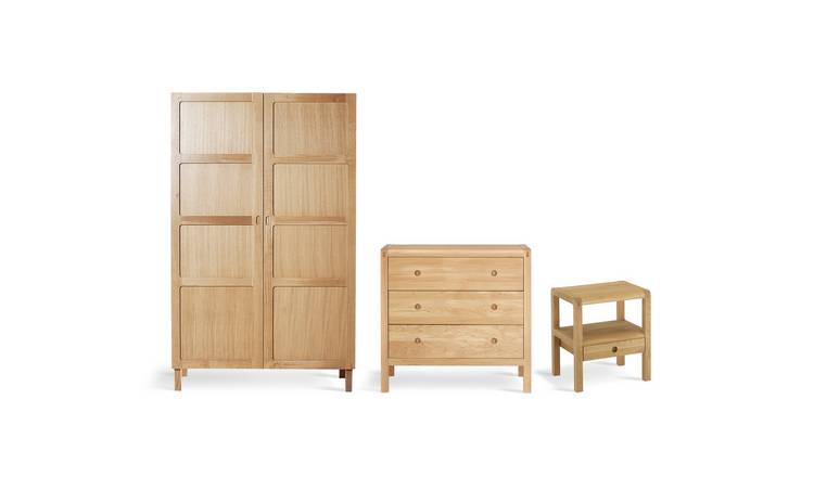 Habitat Radius 3 Piece Furniture Set - Oak