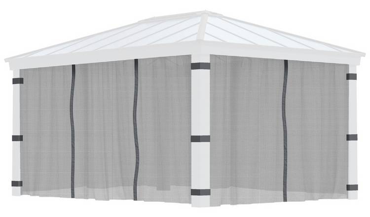 Palram Canopia Dallas 4 Piece Gazebo Netting Set 12 x 16ft