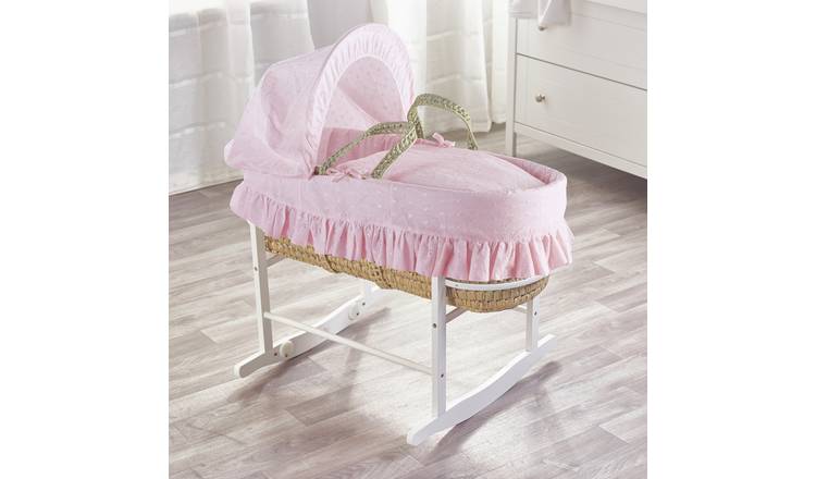 Kinder Valley Moses Basket With Rocking Stand