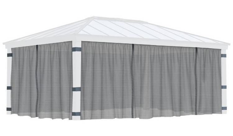 Palram Canopia Dallas 4 Piece Gazebo Netting Set 14 x 20ft