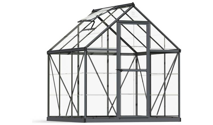 Palram Canopia Harmony Grey Greenhouse - 6 x 6ft